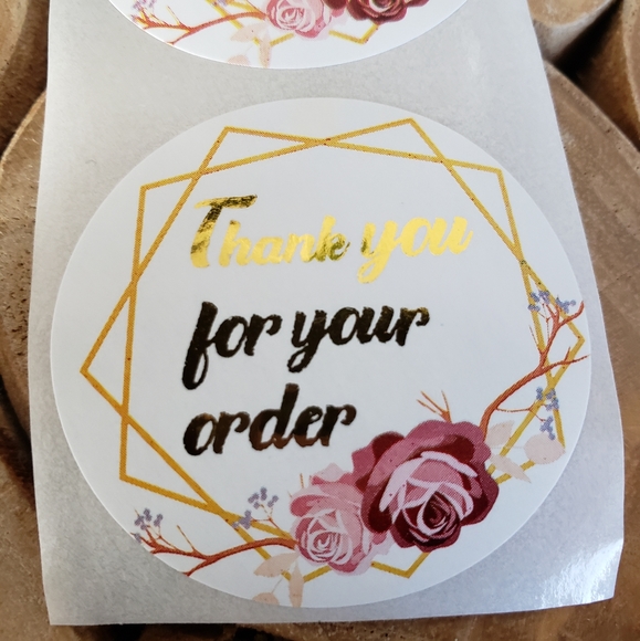 Thank You for Your Order Stickers (100 pie… - Picture 2 of 2